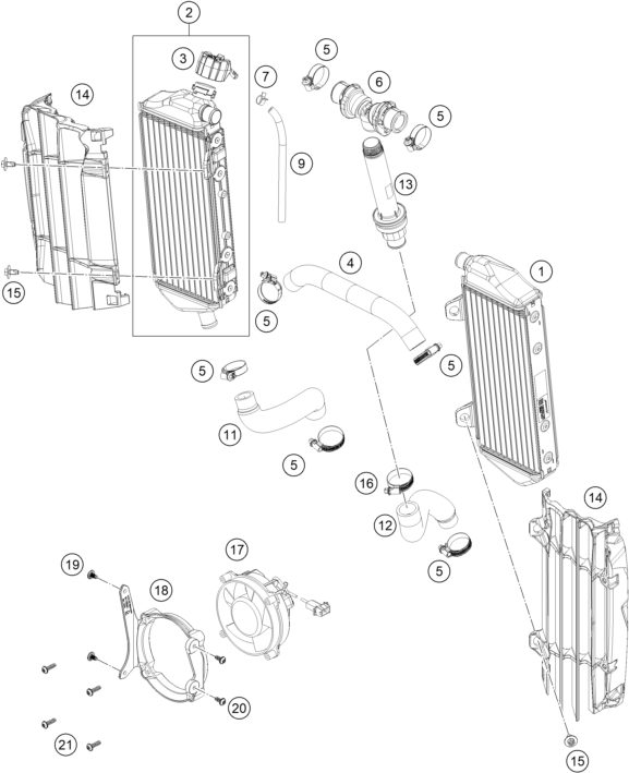 Náhled schématu COOLING SYSTEM