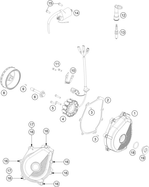 Náhled schématu IGNITION SYSTEM
