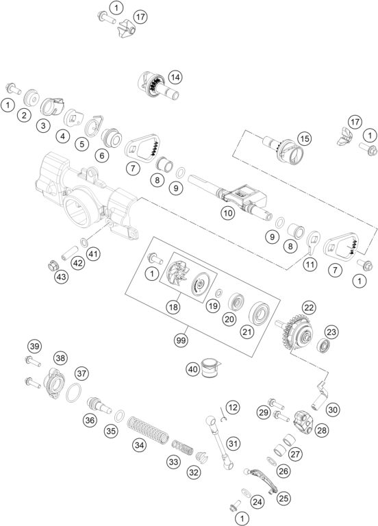 Náhled schématu EXHAUST CONTROL