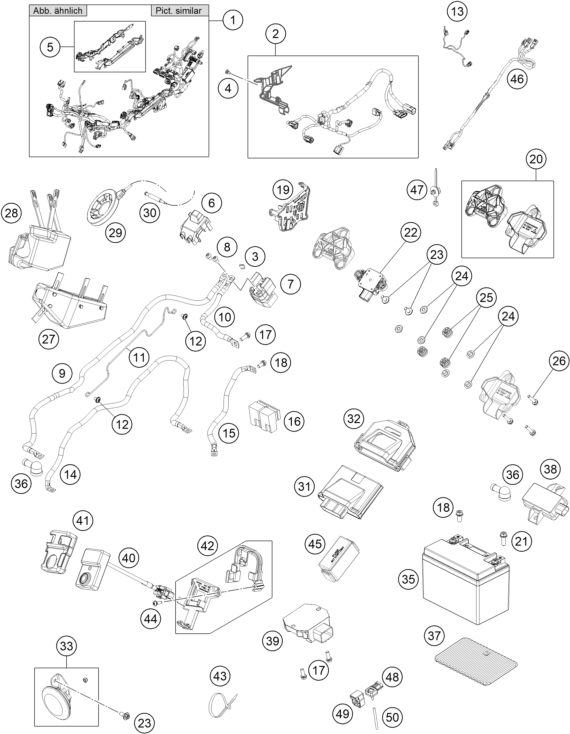 Náhled schématu WIRING HARNESS