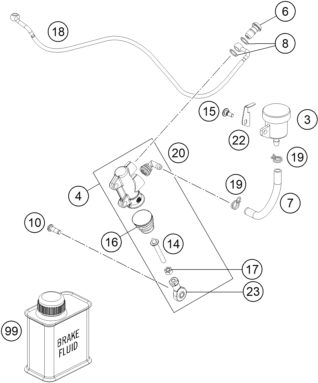 Náhled schématu REAR BRAKE CONTROL