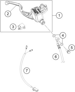 Náhled schématu FRONT BRAKE CONTROL