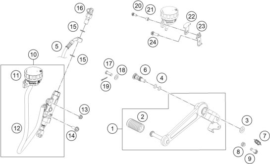 Náhled schématu REAR BRAKE CONTROL