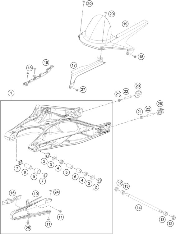 Náhled schématu SWING ARM