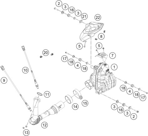 Náhled schématu EXHAUST SYSTEM