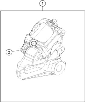 Náhled schématu REAR BRAKE CALIPER