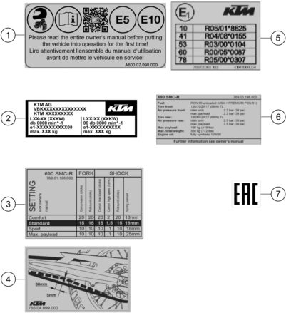 Náhled schématu TECHNIC INFORMATION STICKER