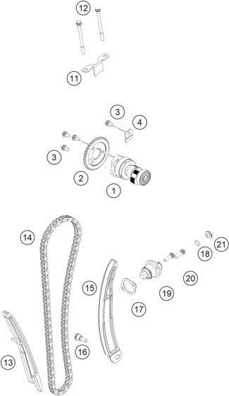 Náhled schématu TIMING DRIVE