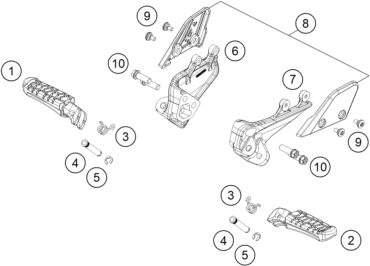 Náhled schématu FOOTPEGS