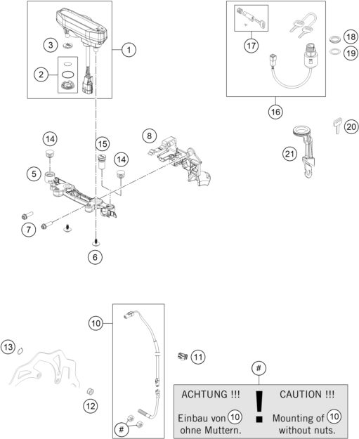 Náhled schématu INSTRUMENTS / LOCK SYSTEM