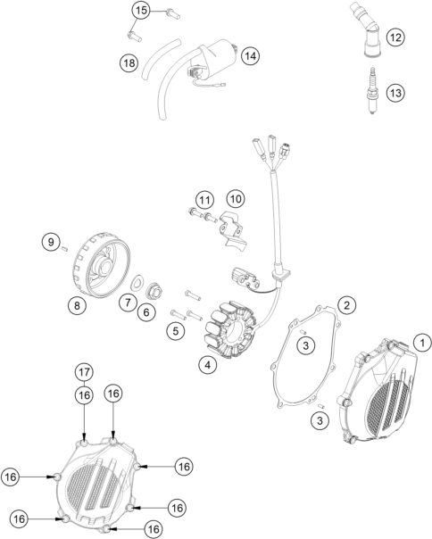 Náhled schématu IGNITION SYSTEM