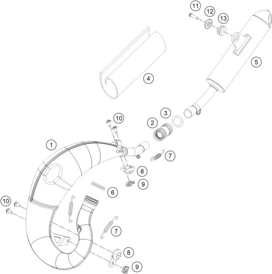 Náhled schématu EXHAUST SYSTEM