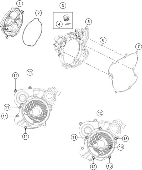 Náhled schématu CLUTCH COVER