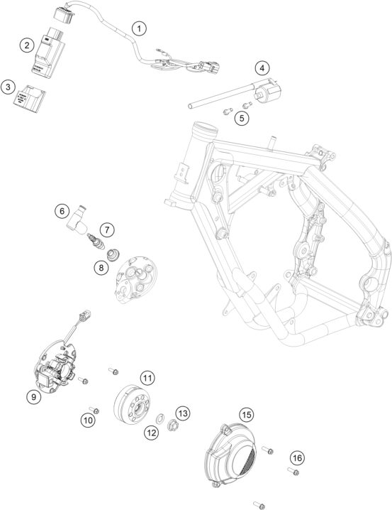 Náhled schématu IGNITION SYSTEM
