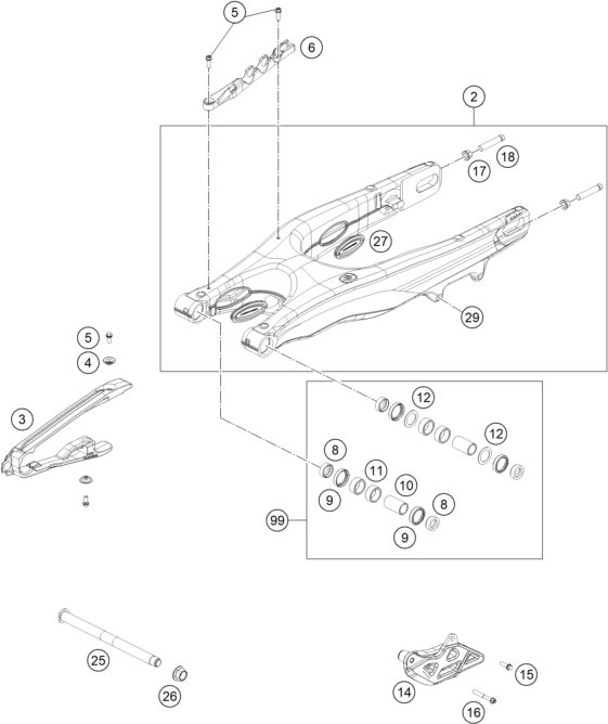 Náhled schématu SWING ARM