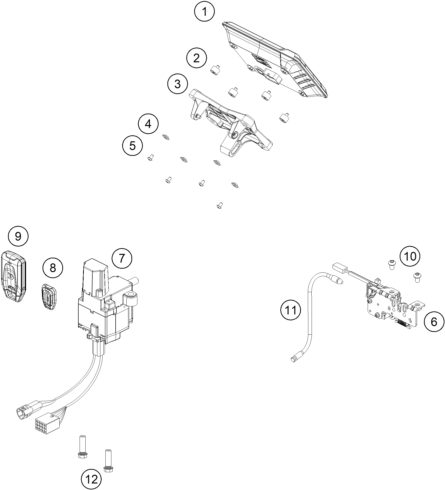 Náhled schématu INSTRUMENTS / LOCK SYSTEM