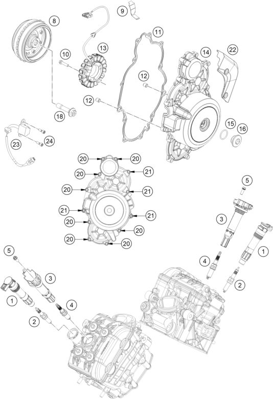 Náhled schématu IGNITION SYSTEM