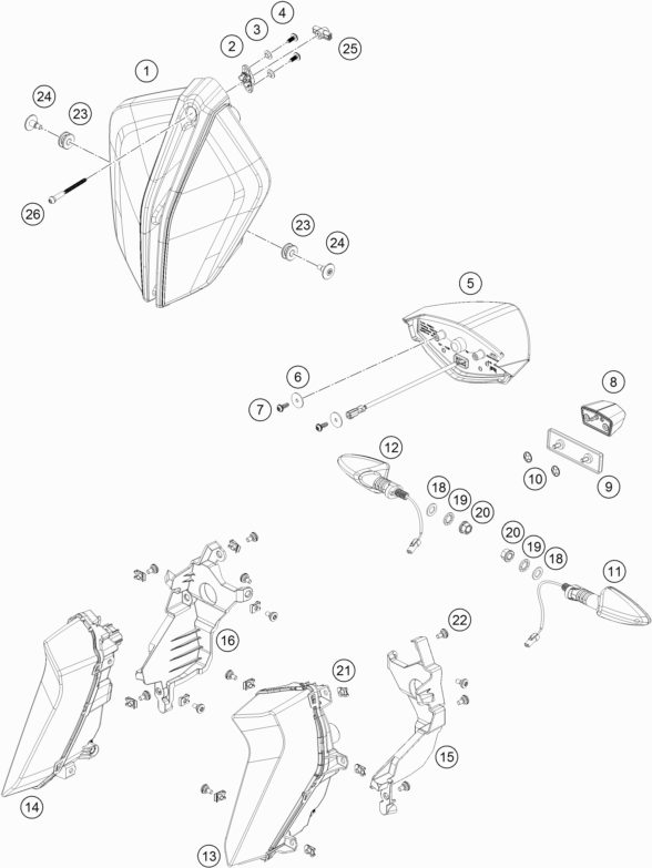 Náhled schématu LIGHTING SYSTEM