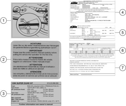 Náhled schématu TECHNIC INFORMATION STICKER