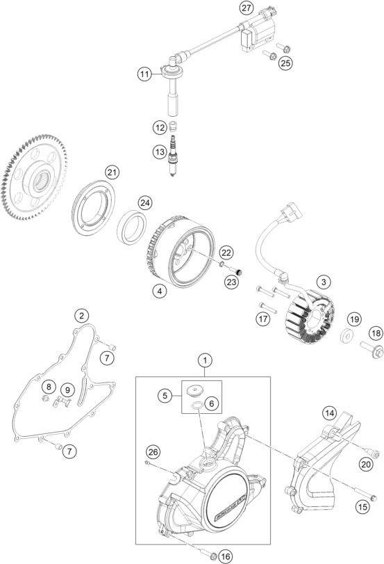 Náhled schématu IGNITION SYSTEM
