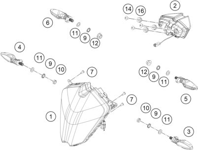 Náhled schématu LIGHTING SYSTEM