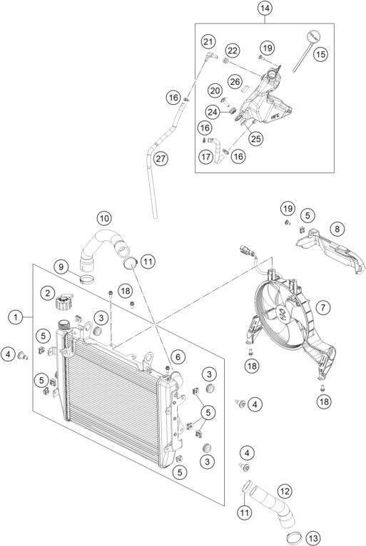 Náhled schématu COOLING SYSTEM