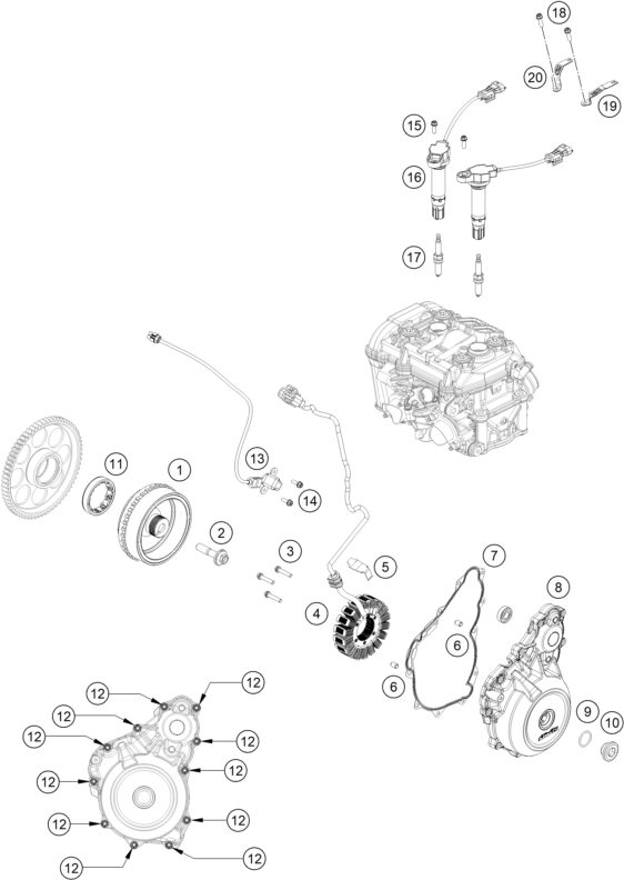 Náhled schématu IGNITION SYSTEM