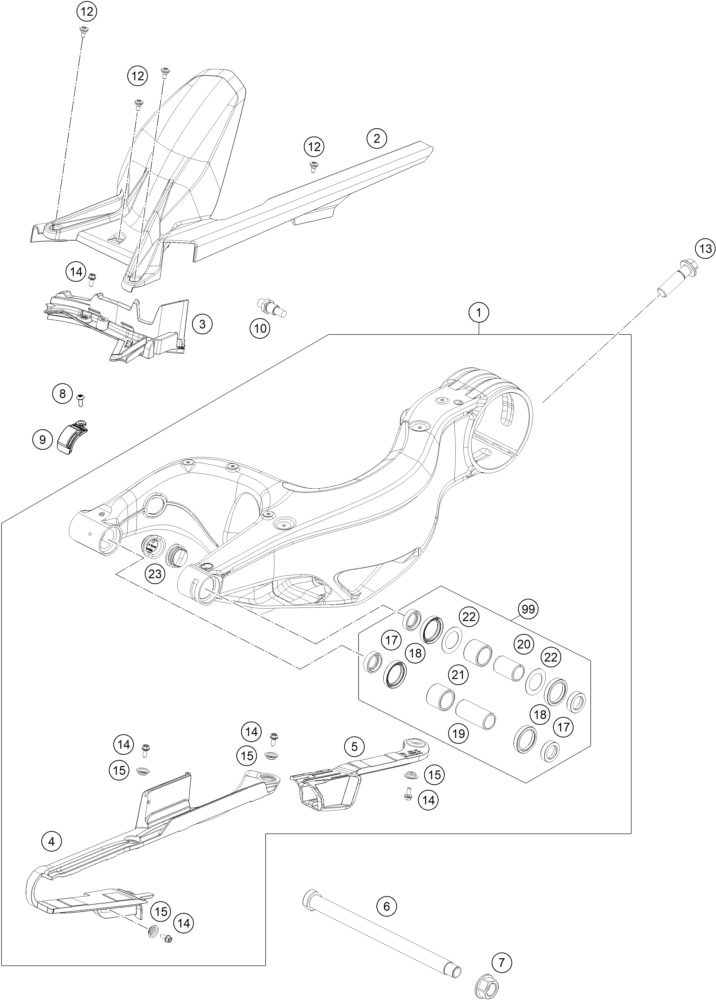 Náhled schématu SWING ARM