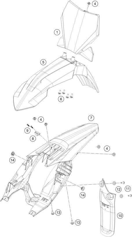 Náhled schématu MASK, FENDERS