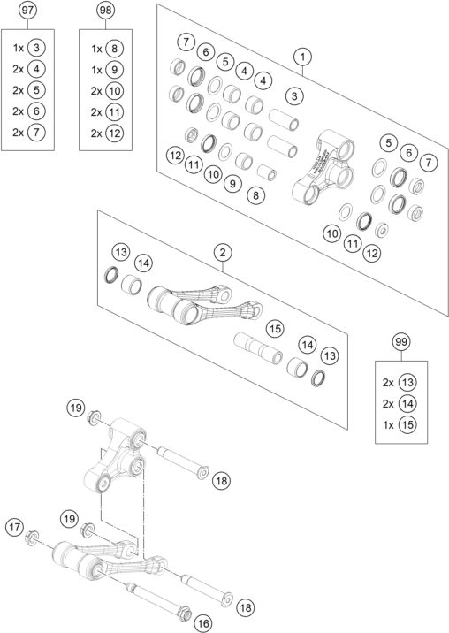 Náhled schématu PRO LEVER LINKING