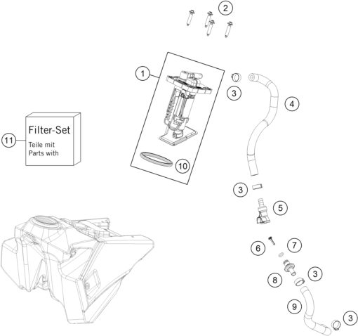 Náhled schématu FUEL PUMP