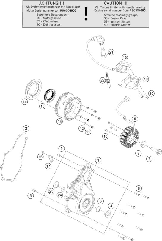 Náhled schématu IGNITION SYSTEM