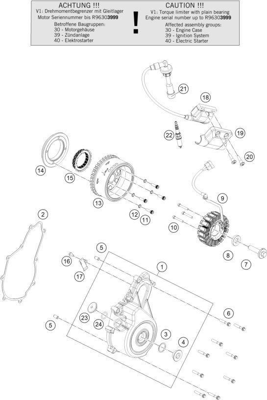 Náhled schématu IGNITION SYSTEM