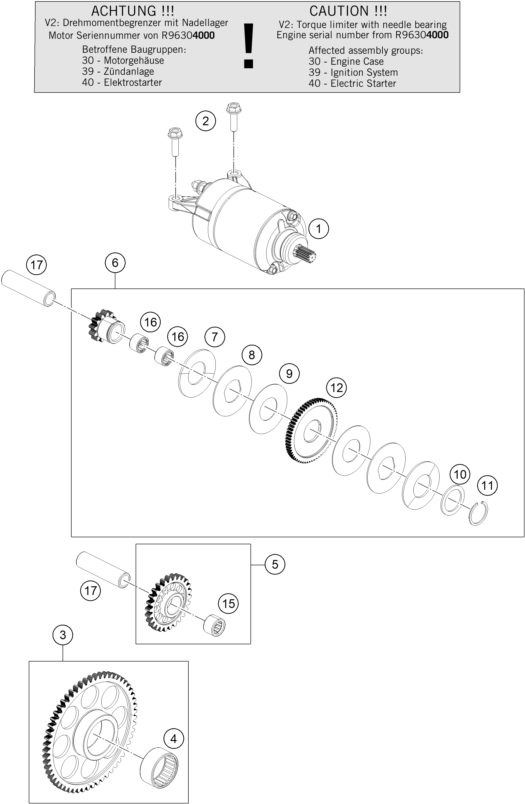 Náhled schématu ELECTRIC STARTER