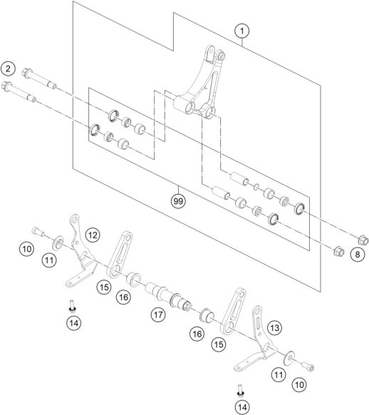 Náhled schématu PRO LEVER LINKING
