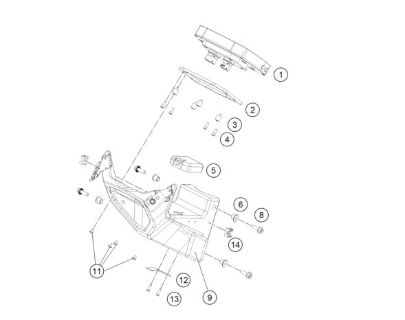 Náhled schématu INSTRUMENTS / LOCK SYSTEM
