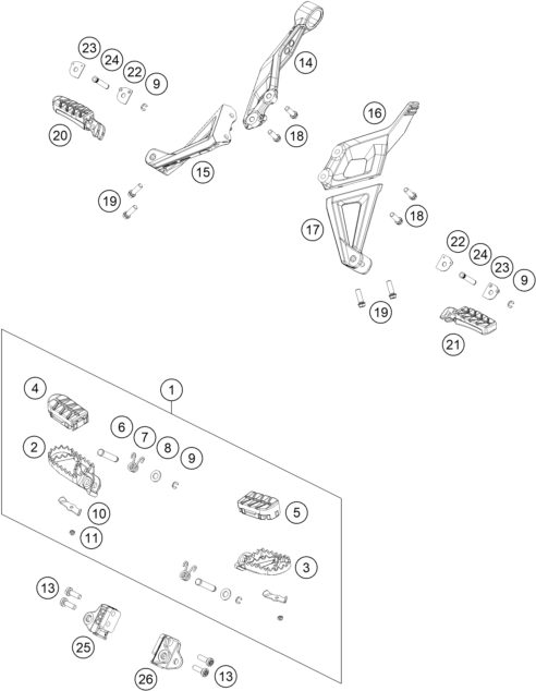 Náhled schématu FOOTPEGS