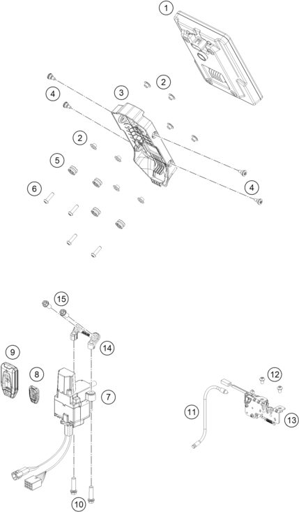 Náhled schématu INSTRUMENTS / LOCK SYSTEM