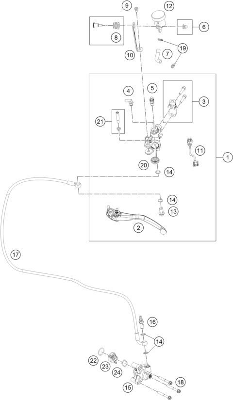 Náhled schématu CLUTCH CONTROL