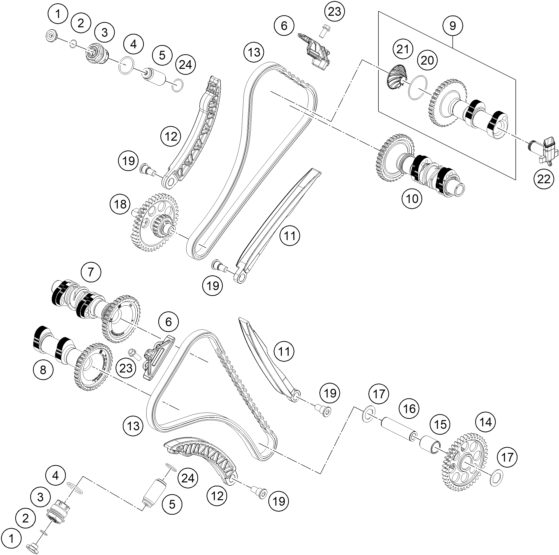 Náhled schématu TIMING DRIVE