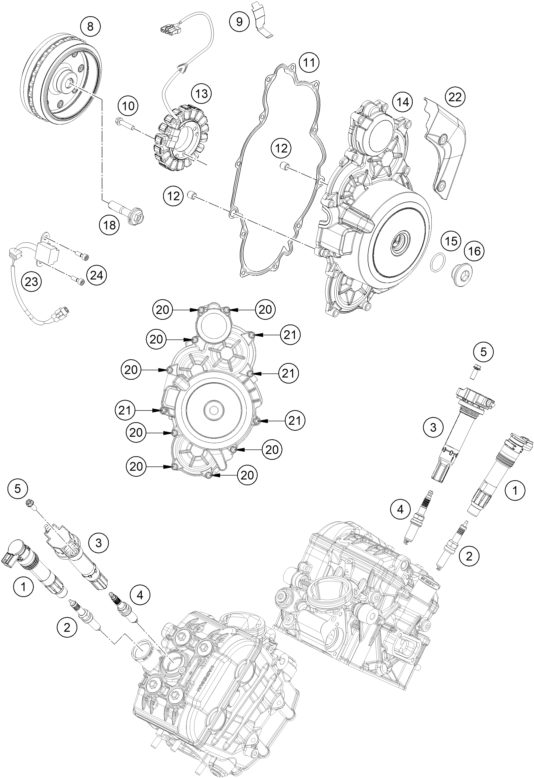 Náhled schématu IGNITION SYSTEM