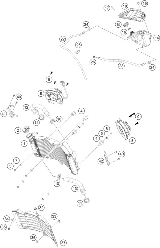 Náhled schématu COOLING SYSTEM