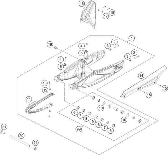 Náhled schématu SWING ARM