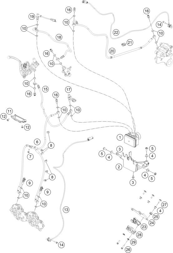 Náhled schématu ABS