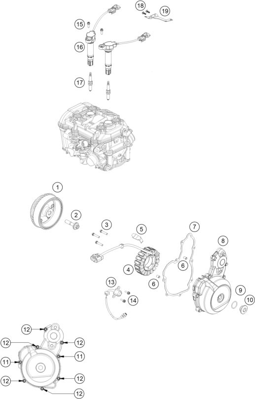 Náhled schématu IGNITION SYSTEM