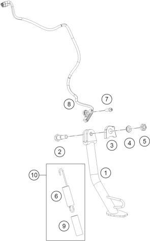 Náhled schématu SIDE / CENTER STAND