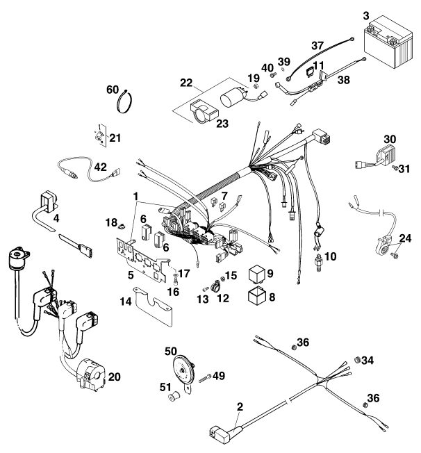 Náhled schématu WIRING HARNESS