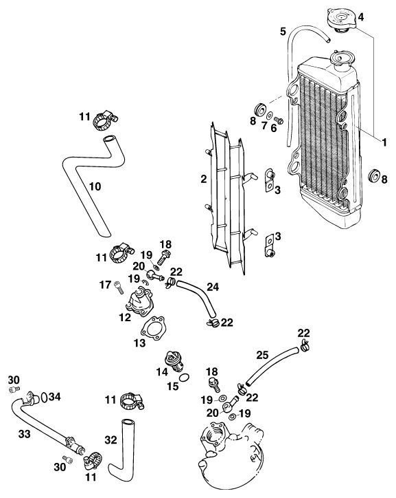 Náhled schématu COOLING SYSTEM