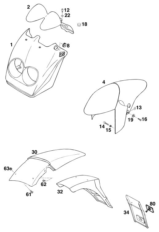 Náhled schématu MASK, FENDERS