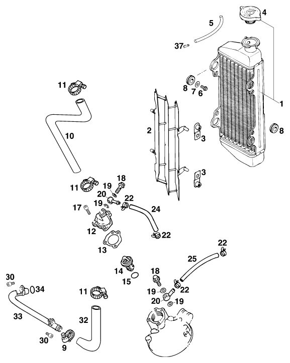 Náhled schématu COOLING SYSTEM